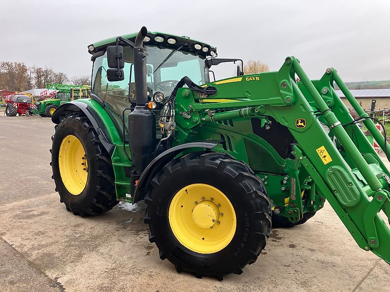 John Deere 6135R + FL 643R