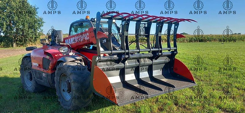 AMPS GREIFSCHAUFEL/ KROKOSCHAUFEL/ Łycho-Krokodyl II-Siłownikowy Zęby Kute