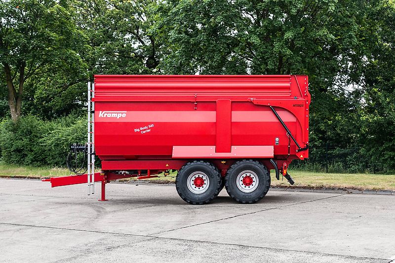 Krampe Big Body 540 Carrier (BB 540) 14,8 tons capacity, 26 m3, 60 cm extension, Made in Germany, premium trailer
