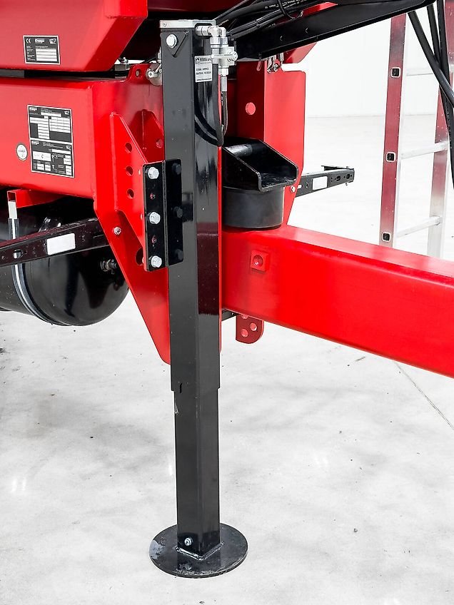 Krampe Big Body 900 (BB 900) 28 tons capacity, 46,1 m3, 3 axles, 80 cm extension, Made in Germany, premium trailer