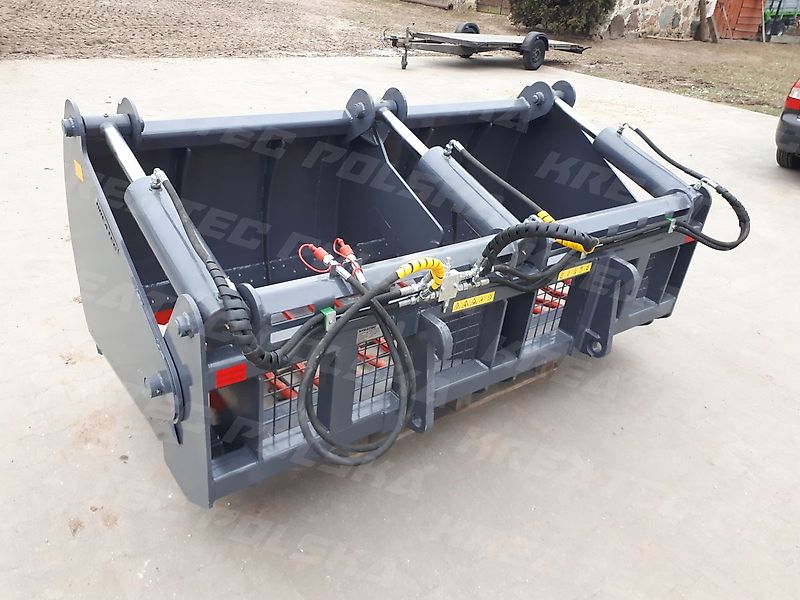 KREATEC Silageschneidzange / Silageschneider 1,6m, Zähne Hardox 500