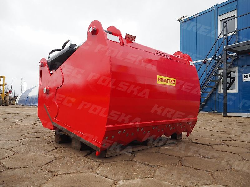 KREATEC Silageschneidzange / Silageschneider 1,6m, Zähne Hardox 500