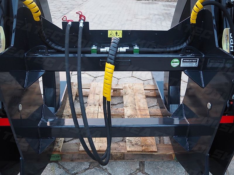 KREATEC Poltergabel doppelt / Forstgreifer/Holzzange/Holzgreifer