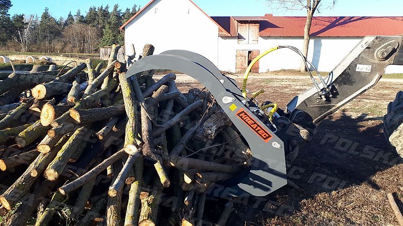 KREATEC Poltergabel doppelt / Forstgreifer/Holzzange/Holzgreifer