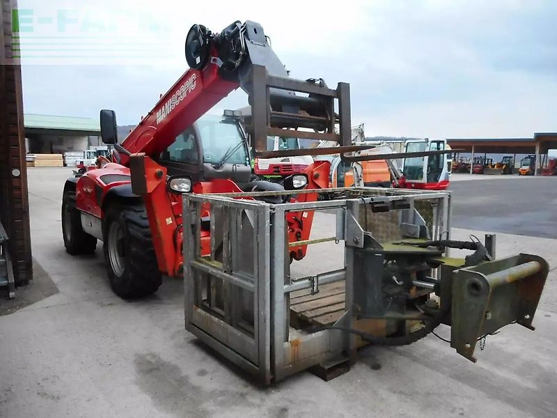 Manitou mt1440 ( 14m 4t ) arbeitskorb + gabel