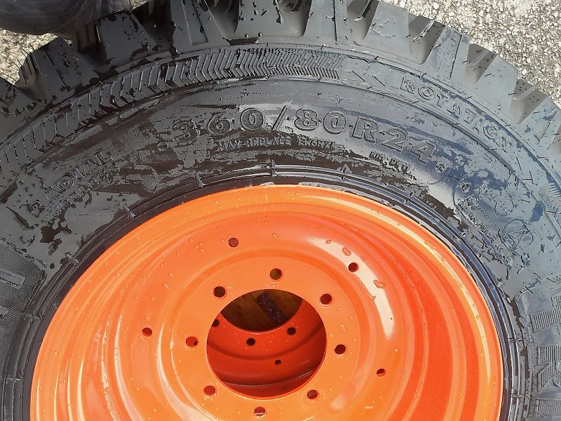 Kompletträder 360/80 R24