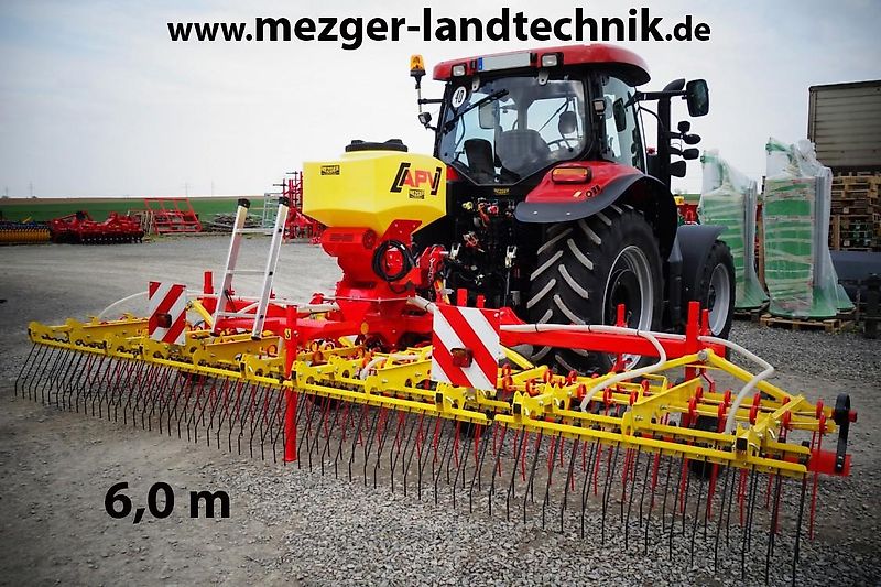 APV Grünlandstriegel GS 600 (Full Edition) Striegel mit Nachsaateinrichtung