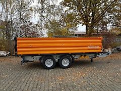 Möslein TTD13- BA Orange 13 t Tandem Kipper Tiefladermit