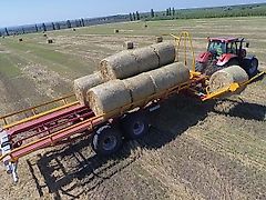 Kobzarenko Ballenwagen Tandem Selbstlader PT-21 (21 Ballen)