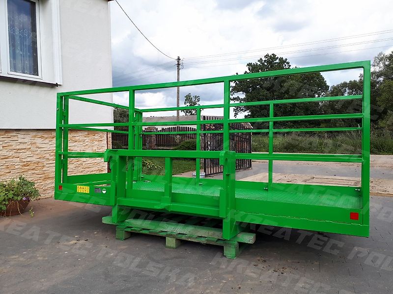 KREATEC Arbeitskorb, Arbeitsbühne 2,0 m mit Erhöhung 1,5