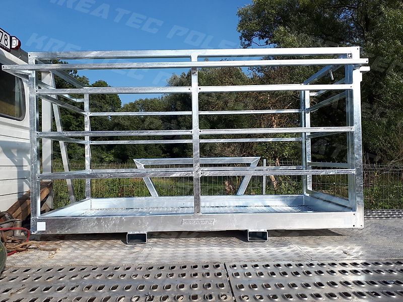 KREATEC Arbeitskorb, Arbeitsbühne 2,0 m mit Erhöhung 1,5