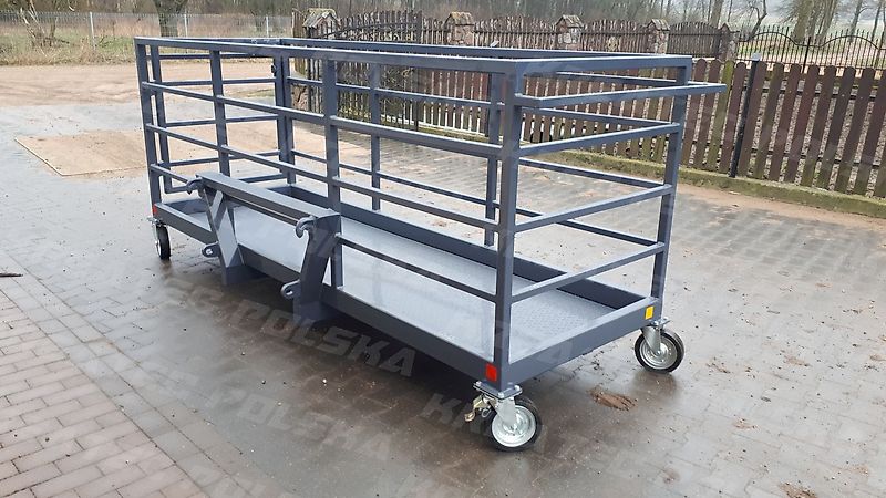 KREATEC Arbeitskorb, Arbeitsbühne 2,0 m mit Erhöhung 1,5