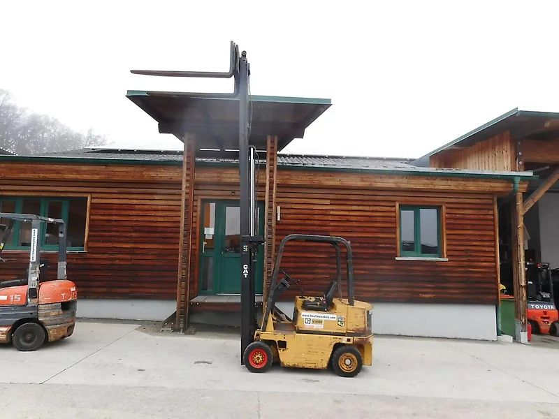 Caterpillar v35d mit triplexfreihubmast + seitenschieber