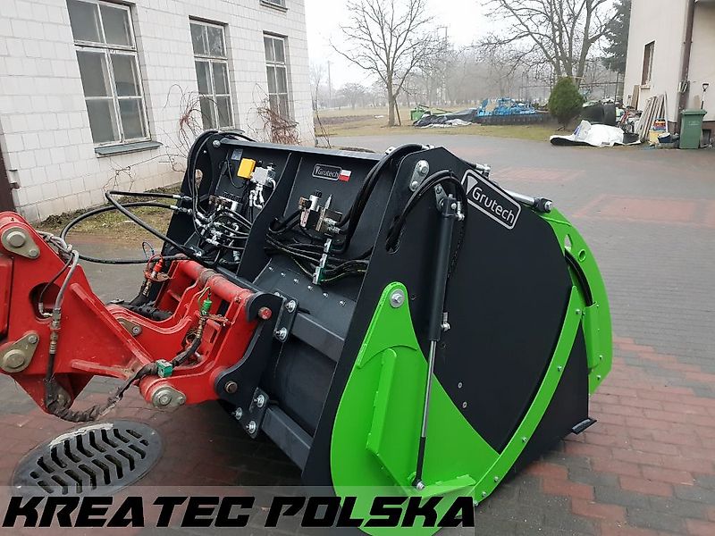 Grutech Futterverteilschaufel mit Sternmesser GTH-ŁFM2 Łyżka z frezem do zadawania paszy GTH-ŁFM2 Breite von 1,5 m bis 2,5m