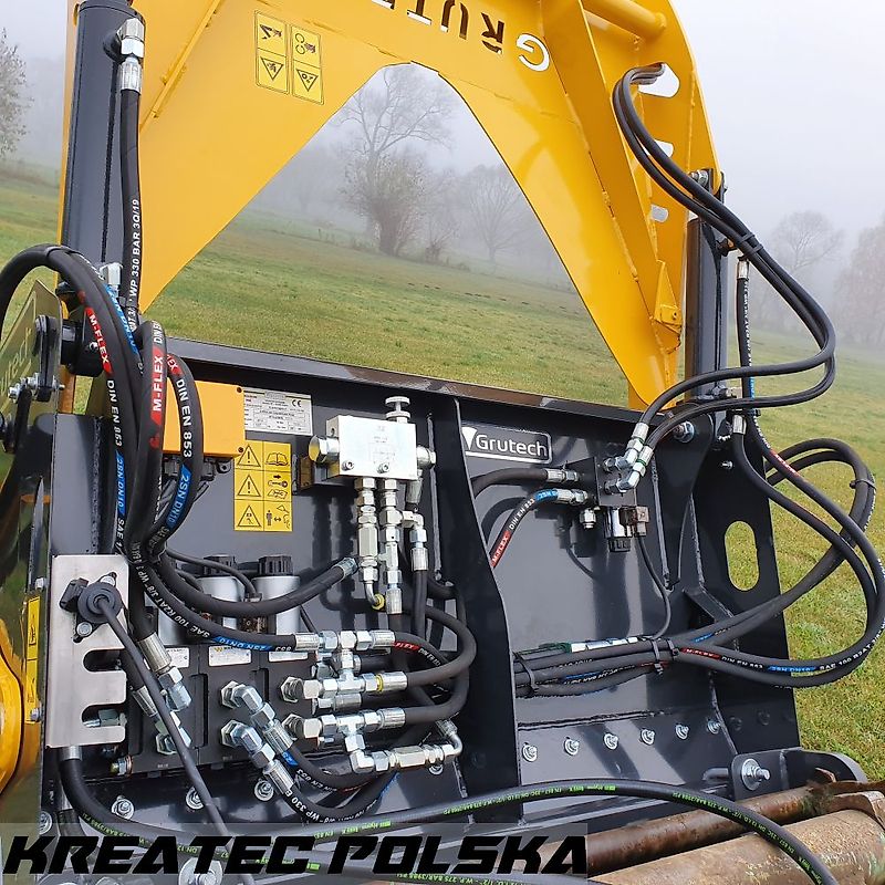 Grutech Futterverteilschaufel mit Sternmesser GTH-ŁFM2 Łyżka z frezem do zadawania paszy GTH-ŁFM2 Breite von 1,5 m bis 2,5m