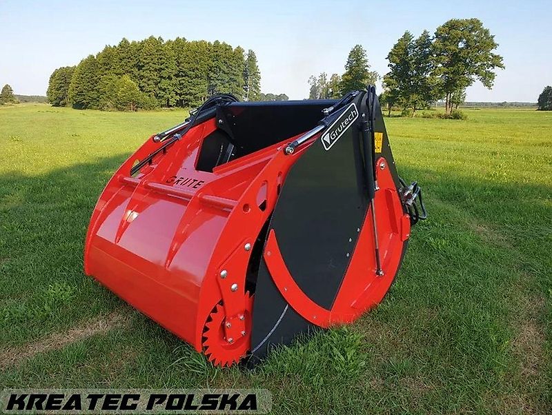 Grutech Futterverteilschaufel mit Sternmesser GTH-ŁFM2 Łyżka z frezem do zadawania paszy GTH-ŁFM2 Breite von 1,5 m bis 2,5m