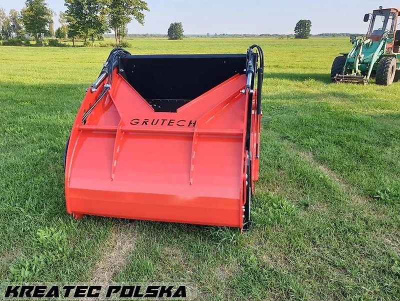 Grutech Futterverteilschaufel mit Sternmesser GTH-ŁFM2 Łyżka z frezem do zadawania paszy GTH-ŁFM2 Breite von 1,5 m bis 2,5m