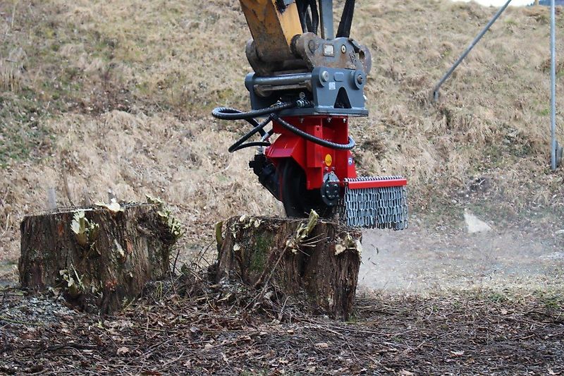 FSI H65-130 Stubbenfräse /Wurzelfräse /Stockfräse /Baumstumpffräse für Bagger-Aktion-