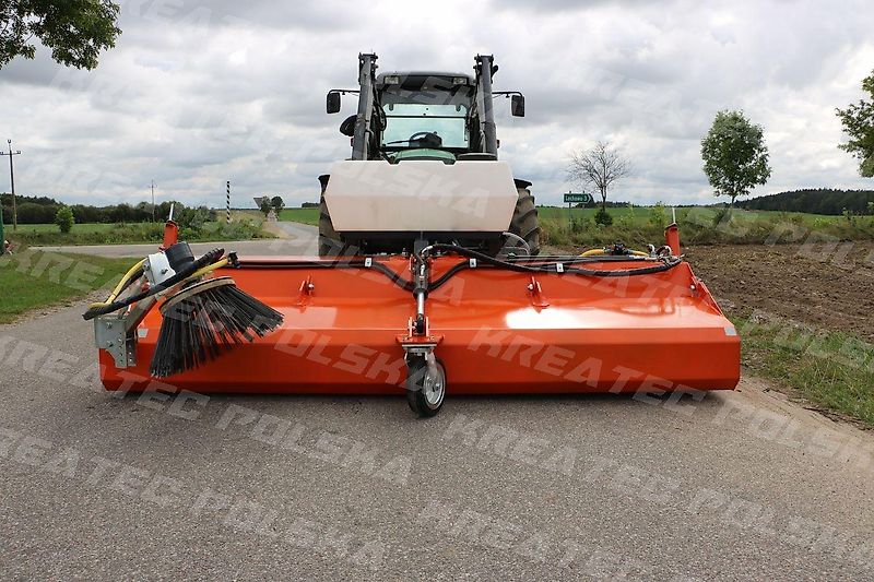 KREATEC Kehrmaschine AGRO /Kehrbesen/Veegmaschine 2,4m, Burste 620 mm
